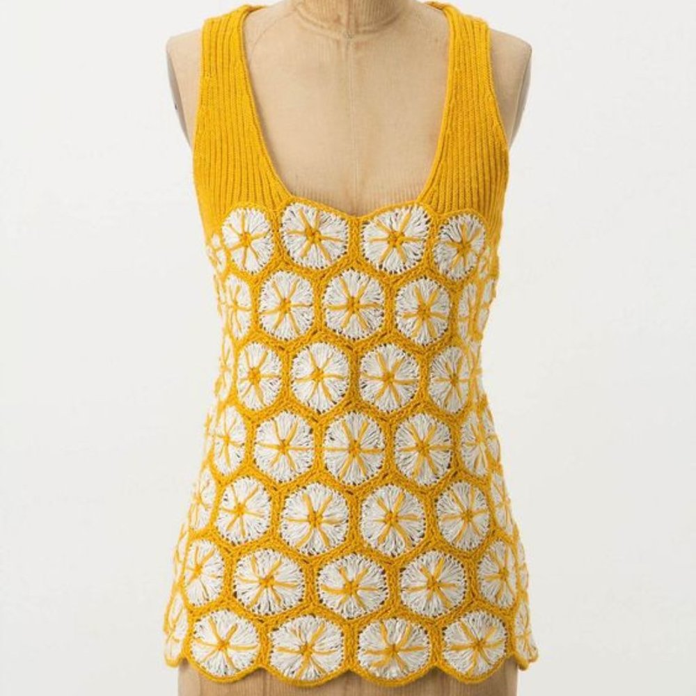 Knitted & Knotted Kaneohe Anthropologie Tank Top